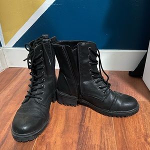 Black Combat Boots